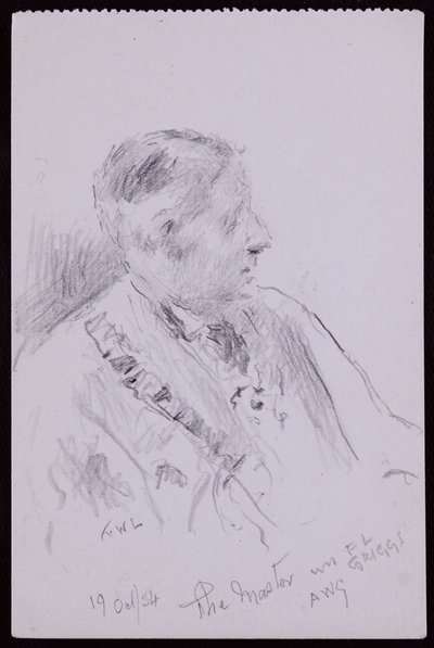 Ritratto di FL Griggs da Francis Wilfred Lawson