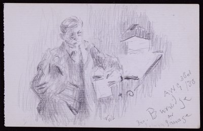 Ritratto di FV Burridge da Francis Wilfred Lawson