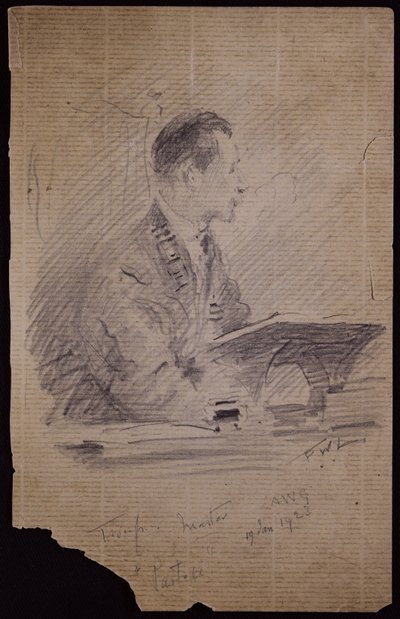 Ritratto di Francis Troup da Francis Wilfred Lawson
