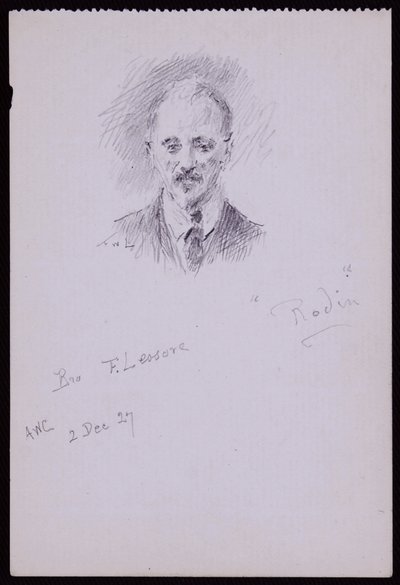 Ritratto di Frederick Lessore da Francis Wilfred Lawson