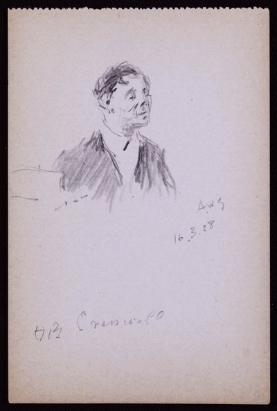 Ritratto di HB Cresswell da Francis Wilfred Lawson
