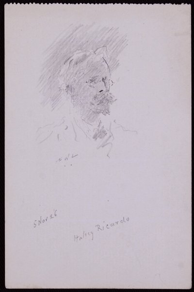 Ritratto di Halsey Ricardo da Francis Wilfred Lawson