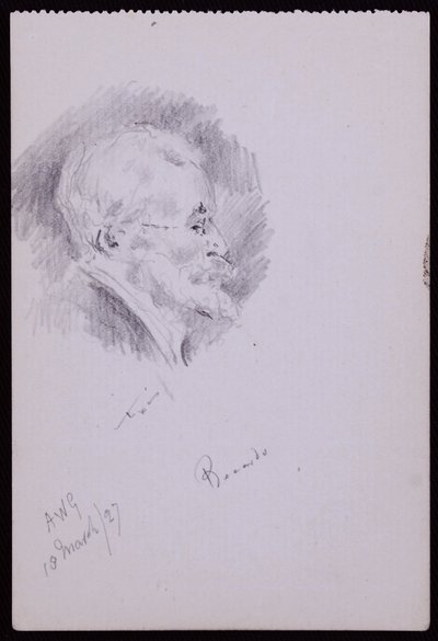 Ritratto di Halsey Ricardo da Francis Wilfred Lawson