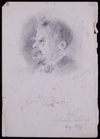 Ritratto di JF Bentley da Francis Wilfred Lawson