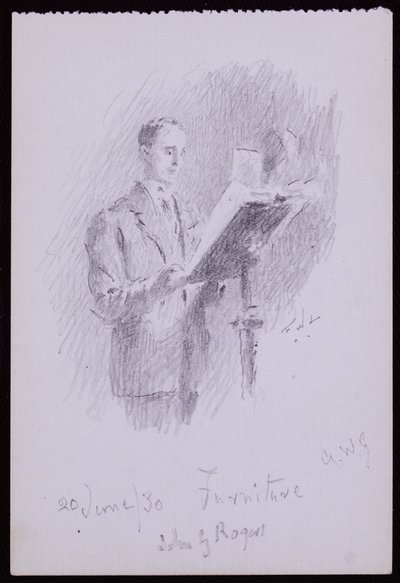 Ritratto di John G Rogers da Francis Wilfred Lawson