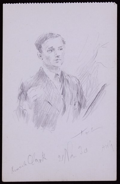 Ritratto di Kenneth Clarke da Francis Wilfred Lawson