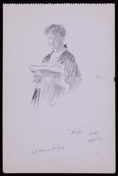 Ritratto di Miss Eleanor Hellyer da Francis Wilfred Lawson