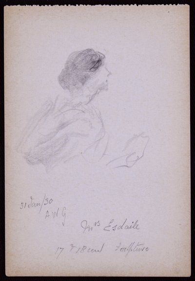 Ritratto di Mrs Arundel Esdaile da Francis Wilfred Lawson