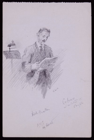 Ritratto di Noel Heaton da Francis Wilfred Lawson
