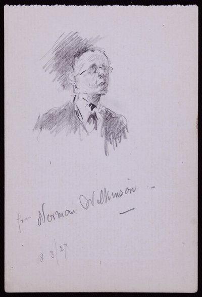 Ritratto di Norman Wilkinson da Francis Wilfred Lawson