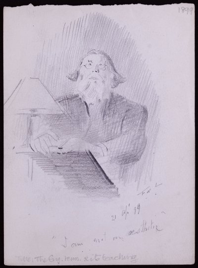 Ritratto di North ? da Francis Wilfred Lawson