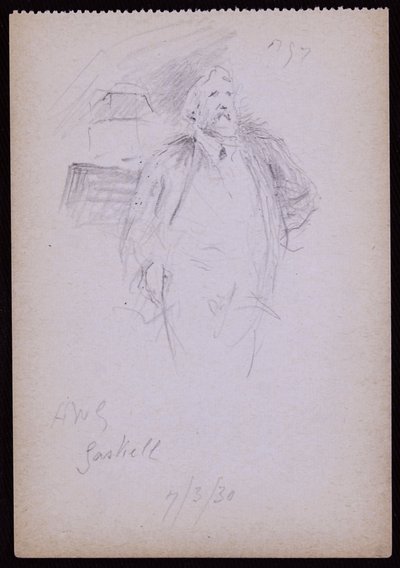 Ritratto di Percival Gaskell da Francis Wilfred Lawson