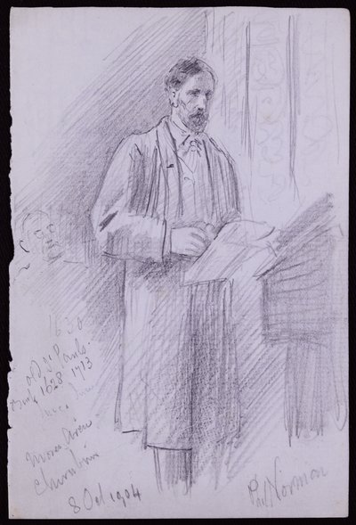 Ritratto di Philip Norman da Francis Wilfred Lawson