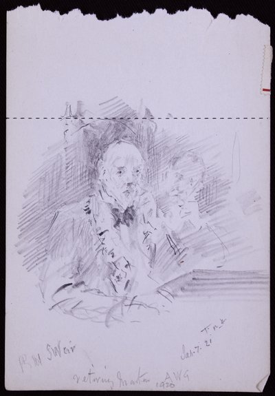 Ritratto di RW Schultz Weir da Francis Wilfred Lawson