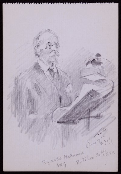 Ritratto di Reginald Hallward da Francis Wilfred Lawson