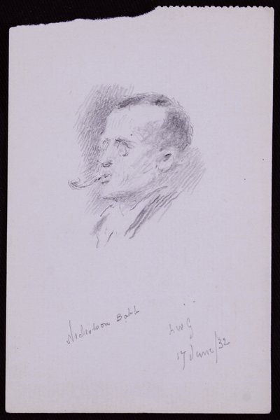 Ritratto di S Nicholson Babb da Francis Wilfred Lawson
