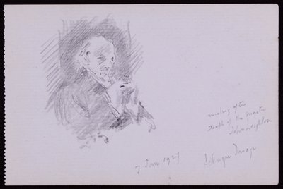 Ritratto di Selwyn Image da Francis Wilfred Lawson