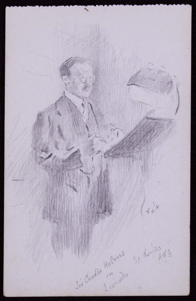 Ritratto di Sir Charles Holmes da Francis Wilfred Lawson