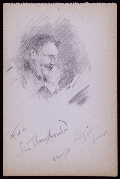 Ritratto di Sir Thomas Arnold da Francis Wilfred Lawson