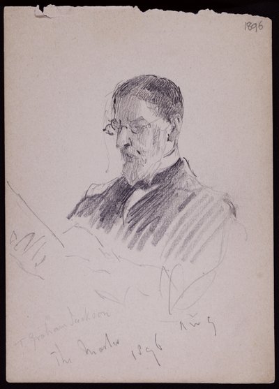 Ritratto di TG Jackson da Francis Wilfred Lawson