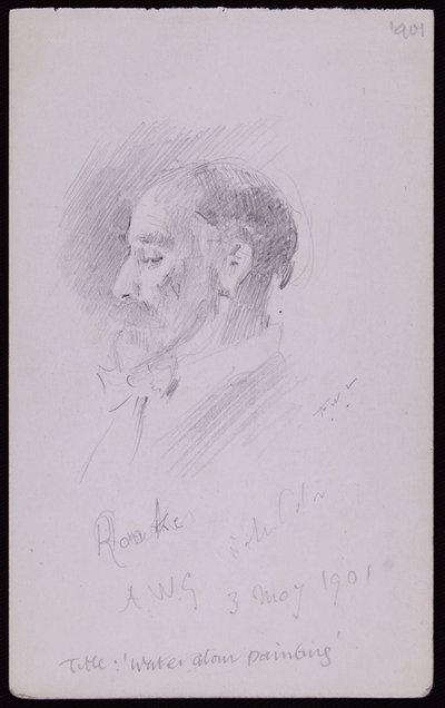 Ritratto di TM Rooke da Francis Wilfred Lawson