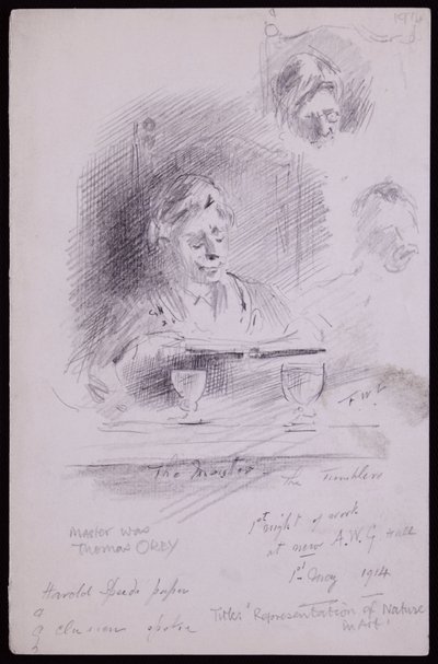 Ritratto di Thomas Okey da Francis Wilfred Lawson