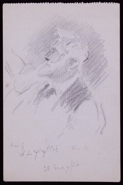 Ritratto di WL Wyllie da Francis Wilfred Lawson