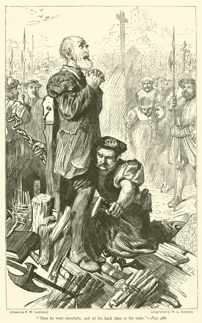 Poi andò allegramente e si appoggiò al rogo da Francis Wilfred Lawson