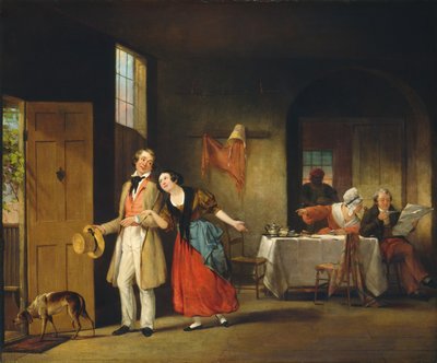 Il cugino timido, c. 1841-1842 da Francis William Edmonds
