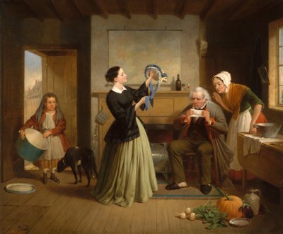 Il nuovo cappello, 1858 da Francis William Edmonds