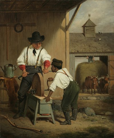 Il macinatore di falci, 1856 da Francis William Edmonds