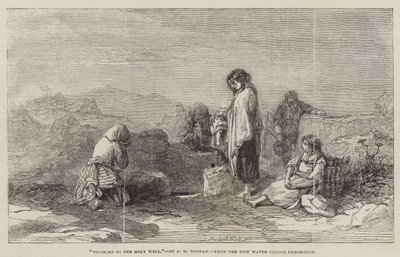 Pellegrini al pozzo sacro da Francis William Topham