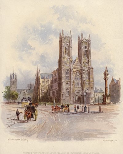 Abbazia di Westminster, Londra da Francis after Barraud