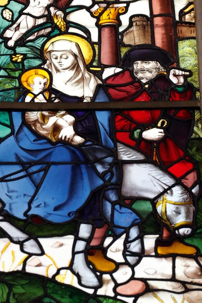 Monastero di Batalha. Sacra Famiglia. Fuga in Egitto. Portogallo. da Francisco (attr.to) Henriques