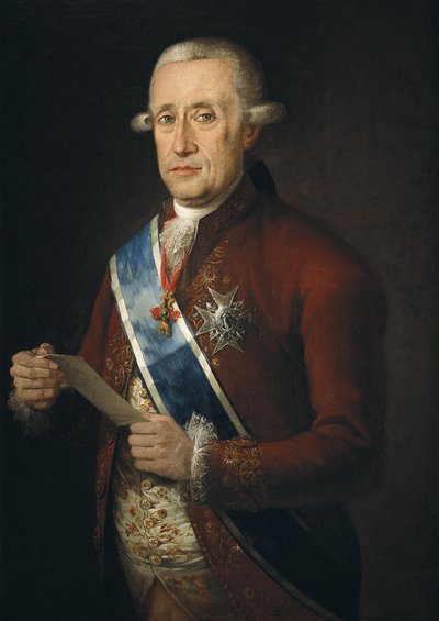 Jose Monino, Conte di Floridablanca, Ministro di Carlo III da Francisco Folc de Cardona