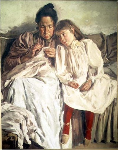 Una Madre e Sua Figlia da Francisco Gimeno y Arasa