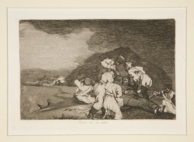 Bien te se est?, tav. 6 da Los desastres de la guerra da Francisco de Goya