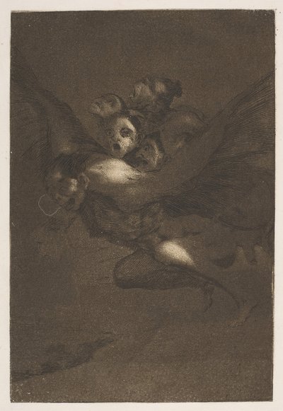 Bon Voyage, dalla serie Los Caprichos, tavola 64 da Francisco de Goya