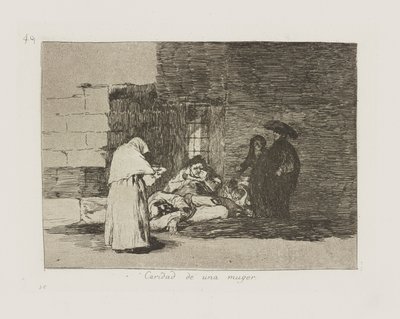 Carità di una donna da Francisco de Goya