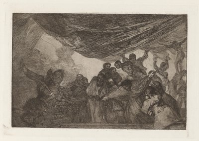 Disparate claro (Follia chiara), noto anche come Sin recomendarse a Dios ni al diablo, dalla serie Los disparates (Los proverbios) da Francisco de Goya