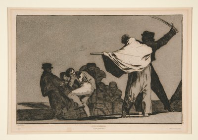 Disparate conocido (Follia nota), tavola non numerata dalla serie Los proverbios da Francisco de Goya