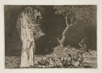 Disparate de miedo (La Follia della Paura), tav. 2 da Los proverbios da Francisco de Goya