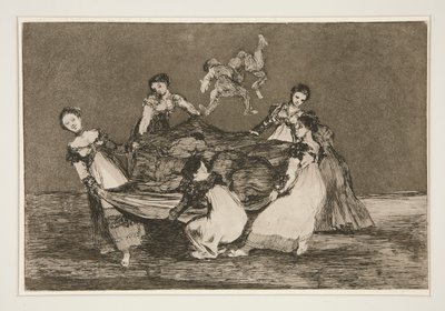 Disparate femenino (Follia Femminile), tav. 1 dalla serie Los proverbios da Francisco de Goya