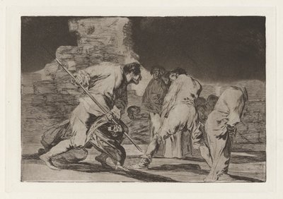 Disparate furioso (Follia furiosa), noto anche come Hizonos dios y maravillamos nos (È sorprendente e siamo stati creati da Dio), dalla serie Los disparates (I proverbi) da Francisco de Goya