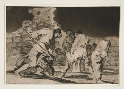 Disparate furioso, tav. 6 dalla serie Los proverbios da Francisco de Goya