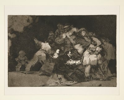 Disparate generale (Follia Generale), tav. 9 dalla serie Los proverbios da Francisco de Goya
