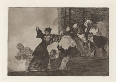 Disparate pobre, anche noto come Due Teste Sono Meglio di Una, dalla serie Los disparates da Francisco de Goya