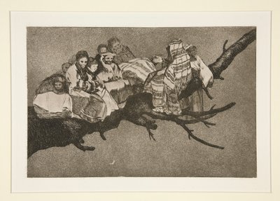 Disparate ridiculo, pl. 3 dalla serie Los proverbios da Francisco de Goya