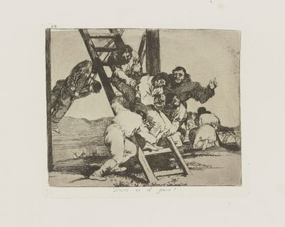 Duro è il passo! da Francisco de Goya