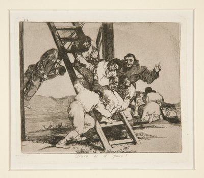 Duro è il Passo! da Francisco de Goya